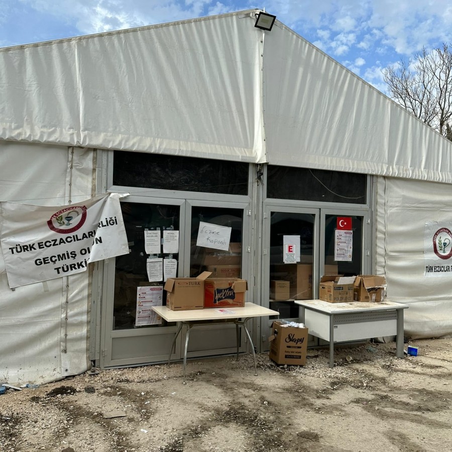 Şanlıurfa Eczacı Odası, Adıyaman’daki sahra eczanesindeki hizmetini tamamladı