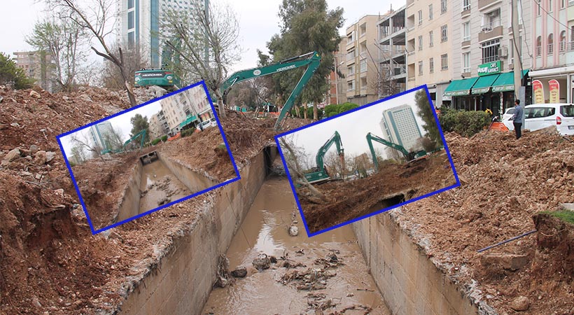 Şanlıurfa’da Sel felaketi sonrası dere yatakları genişletiliyor