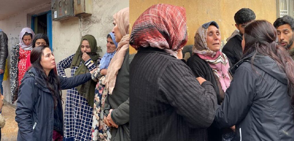 Şanlıurfa vekili afetzedeleri teselli etti, yetkililere seslendi!