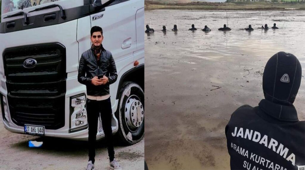 Şanlıurfa’da sele kapılan tır sürücüsünü arama çalışmaları sürüyor