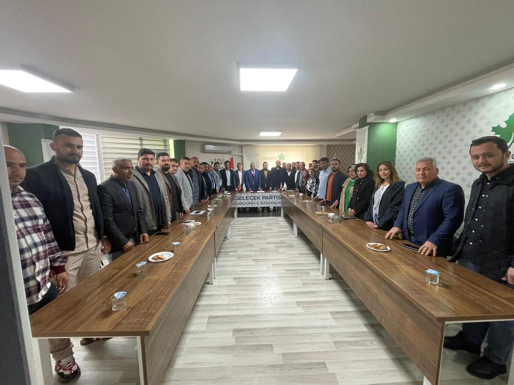 Şanlıurfa’da Milletvekilliği için Gelecek partisine yoğun ilgi!