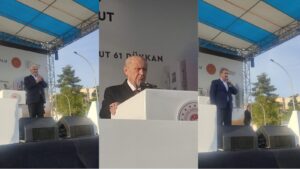Şanlıurfa’da Erdoğan öncesi liderler konuştu