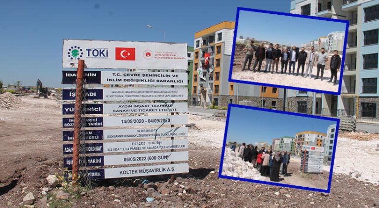 Şanlıurfa’da TOKİ protestosu!