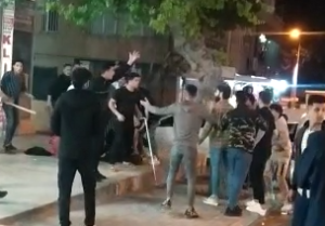 Şanlıurfa’da gece yarısı tekme tokat sopalı kavga