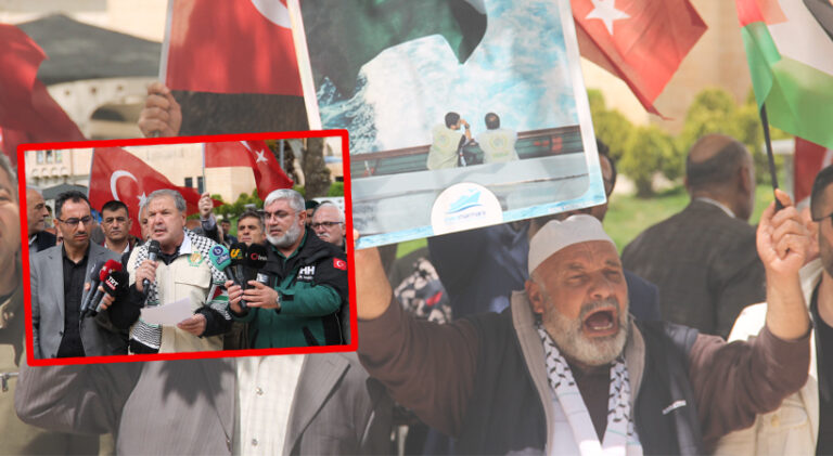 Şanlıurfa’da İsrail’in Mescid-i Aksa’ya yönelik saldırıları protesto edildi