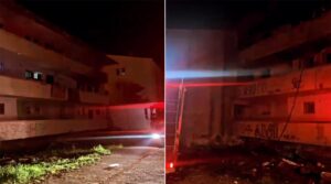 Şanlıurfa’da metruk binada madde bağımlıları yangın çıkarttı