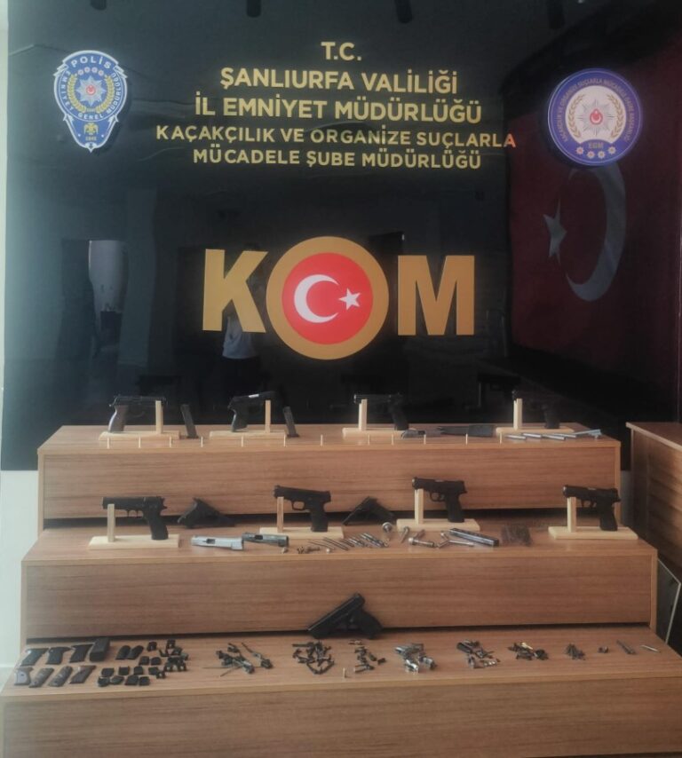 Şanlıurfa’da ‘silah kaçakçılığı’ operasyonu