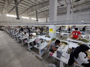 Şanlıurfa’da Yatırımcıya tahsis edilen fabrika binasında üretim başladı