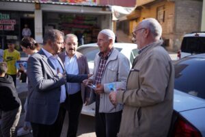 İyi Parti Adayı Yetim, Direkli esnafının sorunlarını dinledi