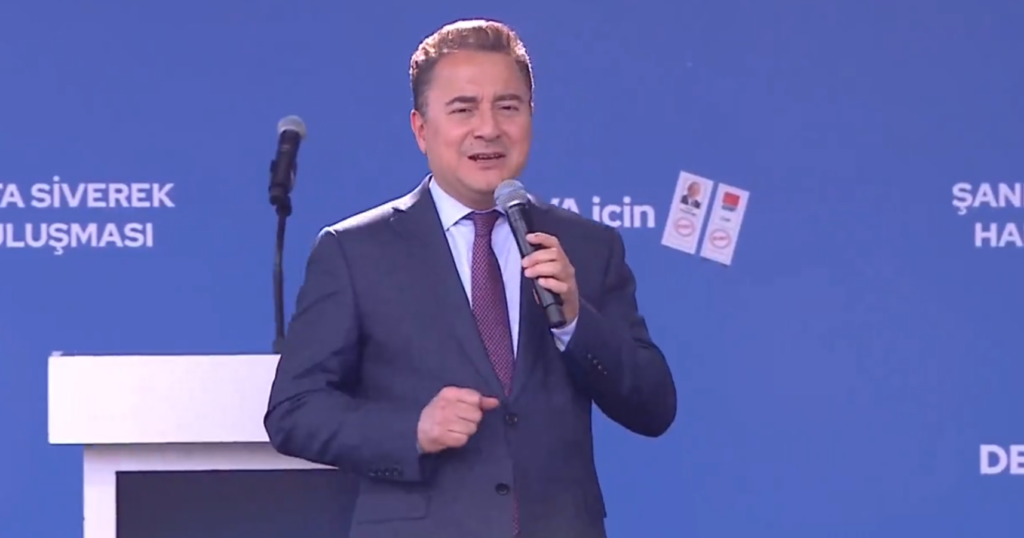 DEVA Partisi lideri Babacan Siverek’te konuştu