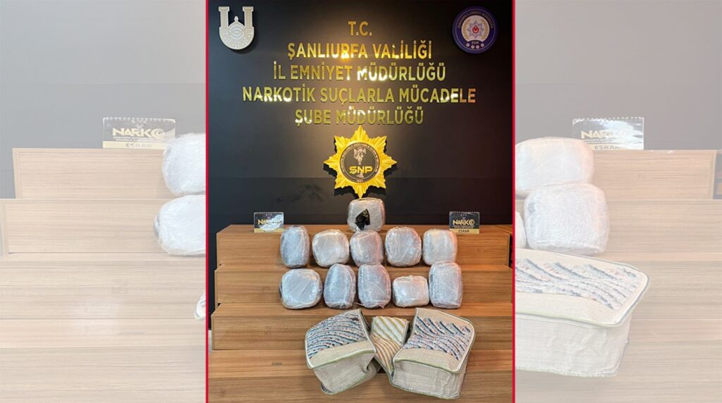 Şanlıurfa’da Motosiklet heybesinde esrar taşırken yakalandı