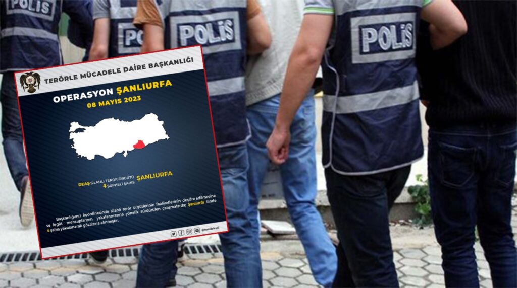 Şanlıurfa’da terör operasyonu: 4 gözaltı!