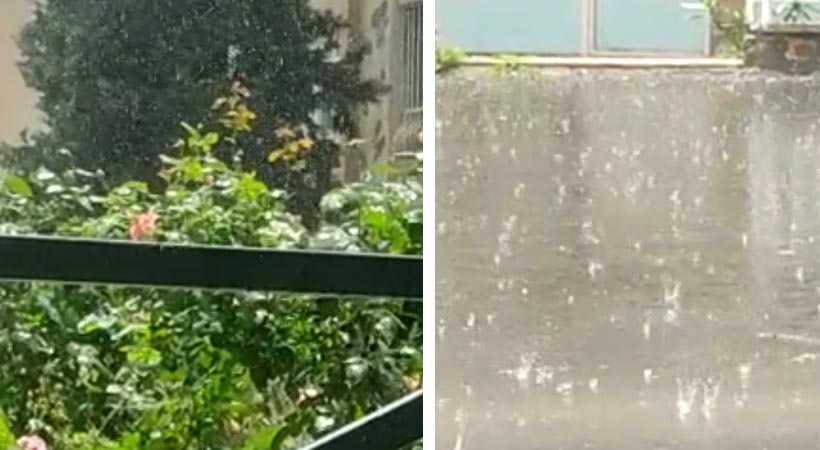 Şanlıurfa’ya mayıs ayında dolu yağdı