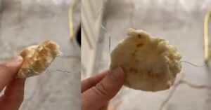 Şanlıurfa’da Ekmeğin İçinden Tel Çıktı