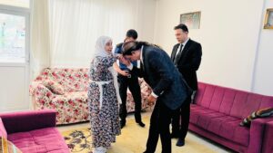 Şanlıurfa’da şehit yakınları ve gazilere bayram ziyareti