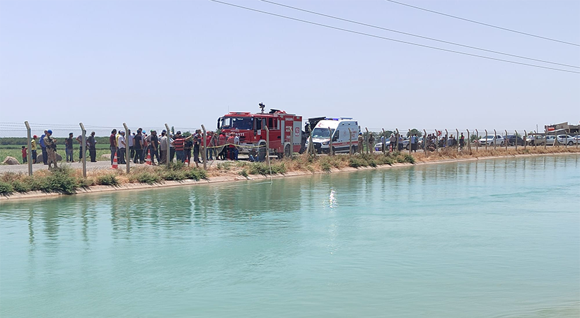 Şanlıurfa’da otomobil sulama kanalına uçtu 1 ölü 5 yaralı