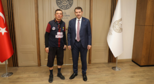 Bisikletle Türkiye turuna çıkan vatandaş Şanlıurfa’ya vardı