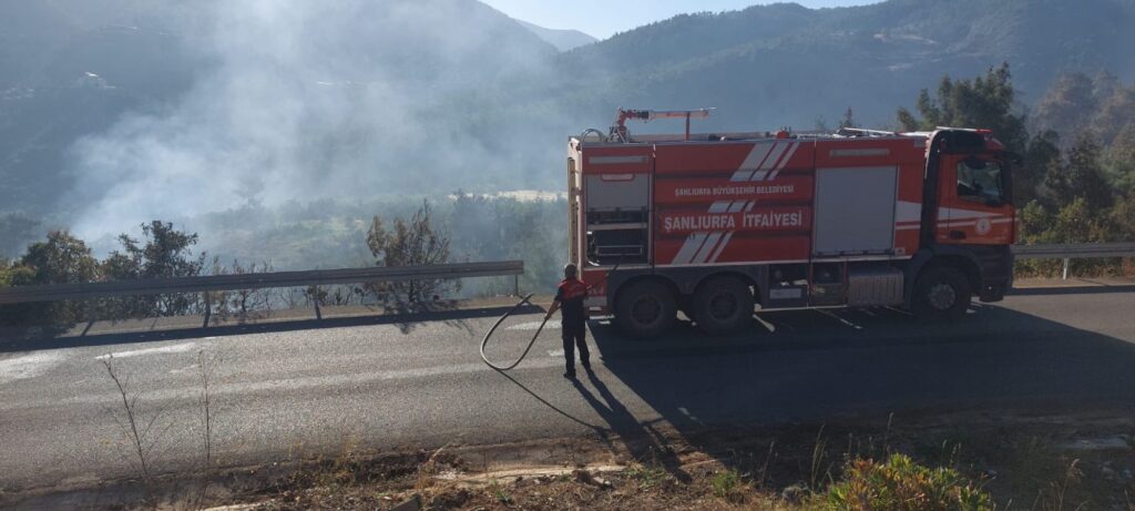 Şanlıurfa İtfaiyesi destek için Belen’de!