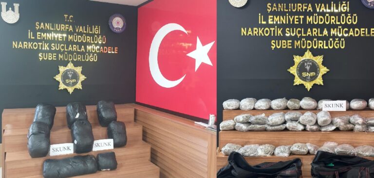 Şanlıurfa’da uyuşturucu operasyonu! Gözaltılar var…
