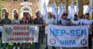 Şanlıurfa’daki sağlık sendikalarından memur zammına tepki