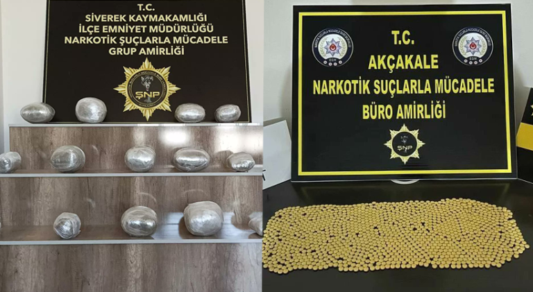 Şanlıurfa’daki uyuşturucu operasyonunda 2 kişi yakalandı