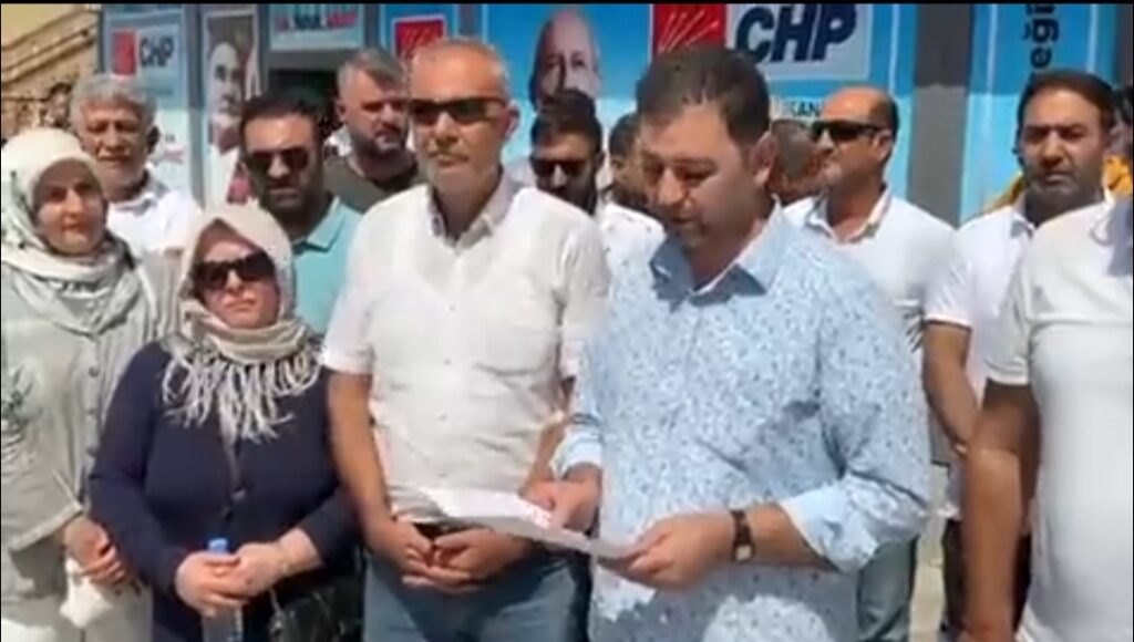 CHP’lilerden Şanlıurfa’da delege seçimlerinin yapılmamasına tepki!