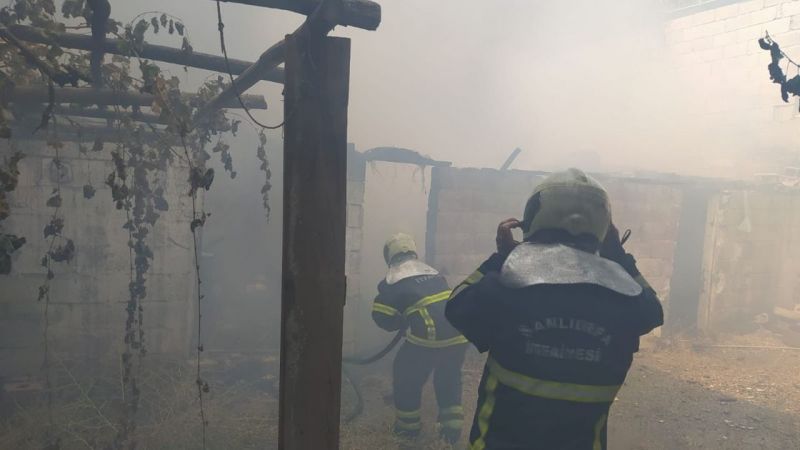 Şanlıurfa’da mesken yangını
