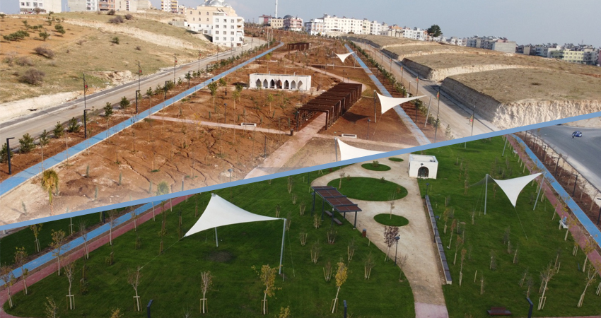 Haliliye Millet Bahçesi sil baştan yapıldı