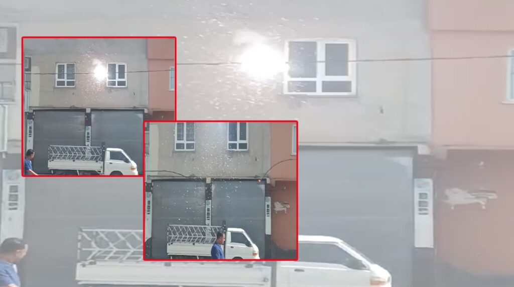 Şanlıurfa’da kopan elektrik teli tehlike oluşturdu