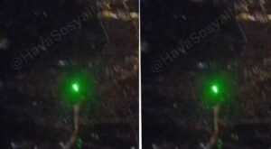 İnişe hazırlanan İstanbul-Şanlıurfa uçağına lazer tuttular