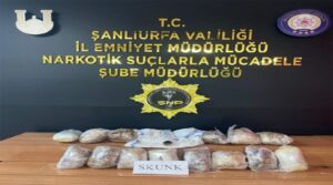 Şanlıurfa’da durdurulan araçta uyuşturucu ele geçirildi