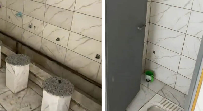 Şanlıurfa’da hırsızlar caminin musluklarını çaldı