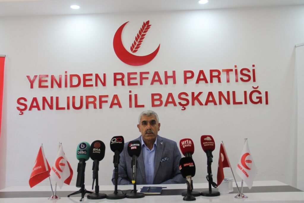 Yeniden Refah Partisi İl Başkanı: Şanlıurfa’da değişim zamanı geldi