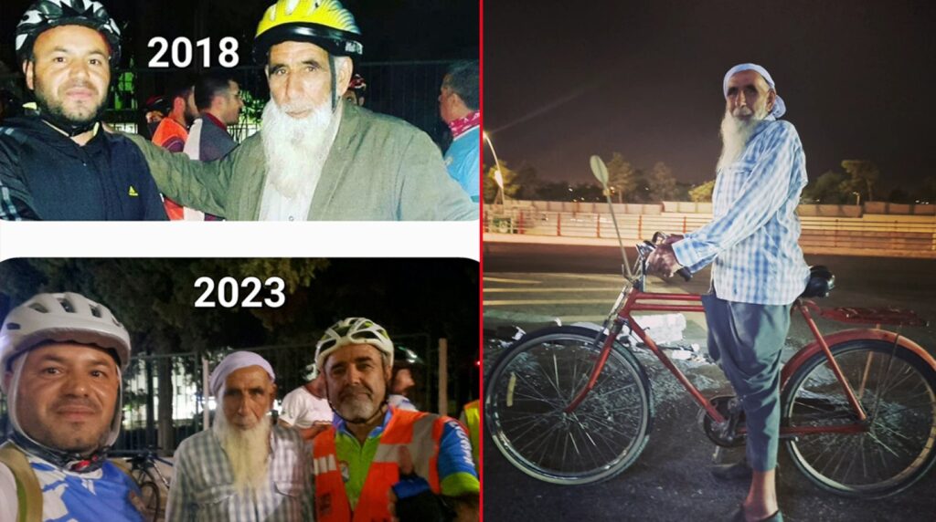 Şanlıurfa’da 85’lik dede bisiklet tutkusundan vazgeçmiyor
