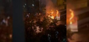 Şanlıurfa’da araç alev alev yandı!