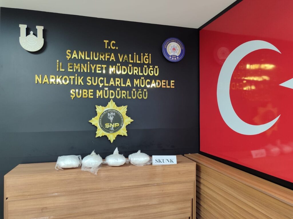 Şanlıurfa’da uyuşturucu operasyonu: 2 gözaltı!