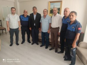 Şanlıurfa’da Zabıta Haftası’nda emekli zabıta müdürlerine anlamlı ziyaret