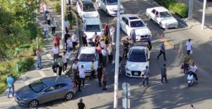 Şanlıurfa’da kadınların kavgası kamerada