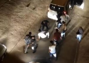 Viranşehir’de alacak verecek kavgası kameraya yansıdı