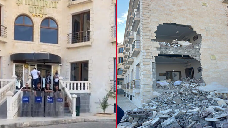 Halfeti Belediye Başkanı Şeref Albayrak, satın almak istediği oteli alamayınca yıktırdı