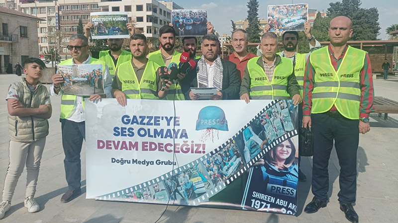 Şanlıurfa’da basın açıklaması: “Gazze’de vahşi bir soykırım yaşanıyor”