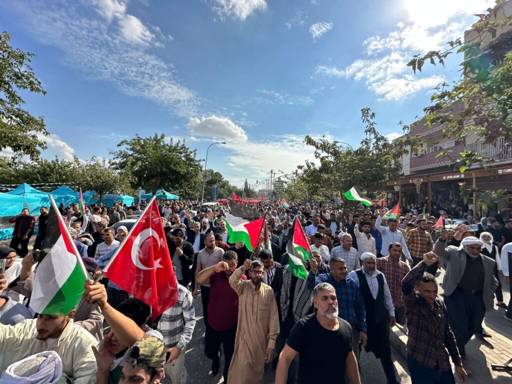Şanlıurfa’da İsrail protestosu