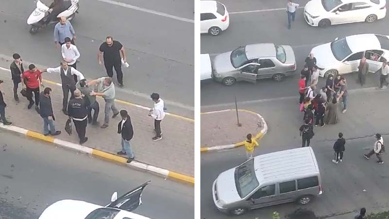Şanlıurfa’da trafik kazası sonrası kavga çıktı