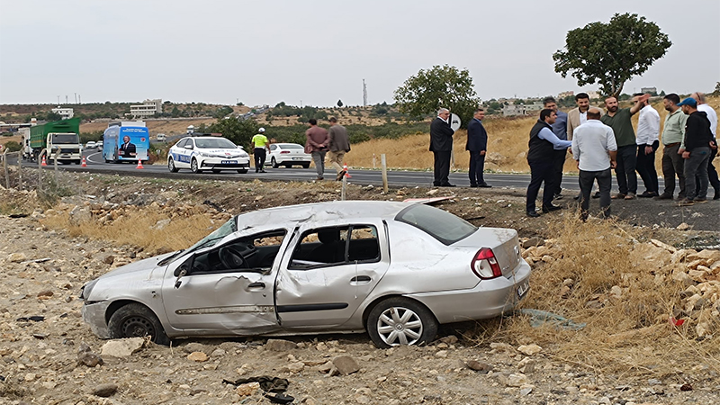 Şanlıurfa-Suruç karayolunda trafik kazası: 2 yaralı