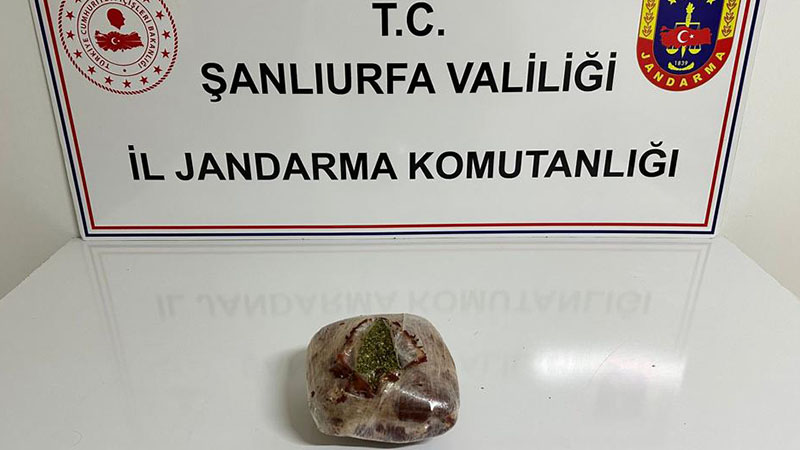 Şanlıurfa’da 1 kilo 160 gram skunk ele geçirildi