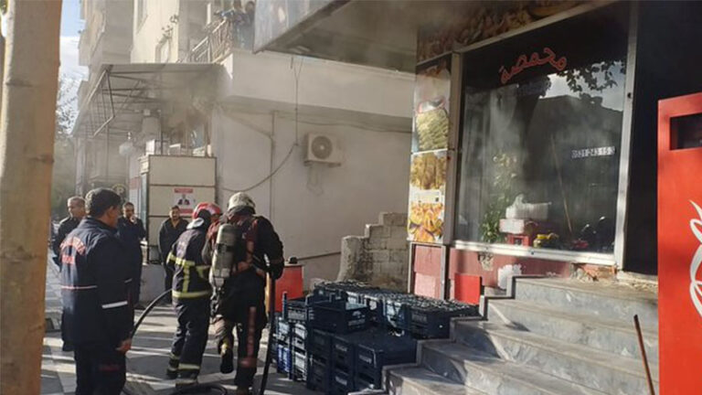 Şanlıurfa’da iş yerinde yangın