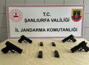 Harran’da ruhsatsız silah operasyonu