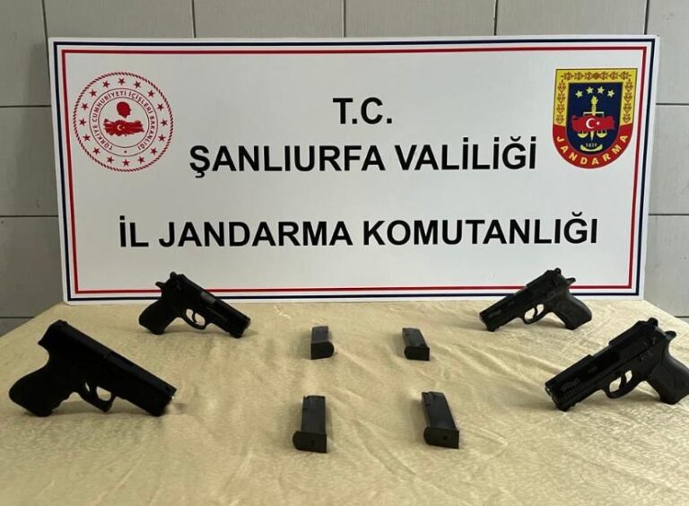 Harran’da ruhsatsız silah operasyonu