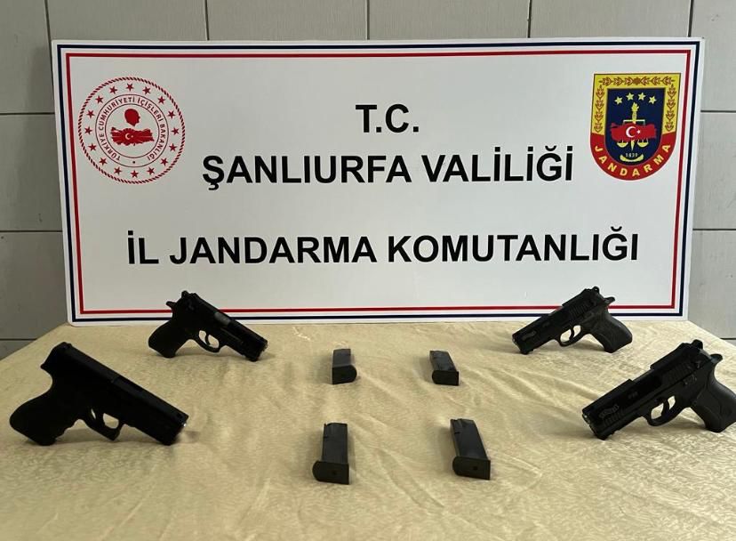 Harran’da ruhsatsız silah operasyonu