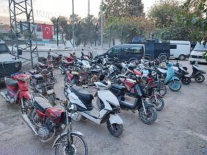 Şanlıurfa’da çalıntı motosiklet operasyonu: 137 motosiklet ele geçirildi